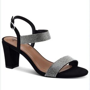 Style & Co Bonitaa Embellished Ankle-Strap Slingback Dress Sandals, size 8.5 NEW